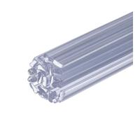 sourcing map 20pcs 8 Inch Plastic Welding Rods, 3/16 Inch UPVC Welding Sticks for Repairing Plastic Bumpers, Kayaks, Car, Clear