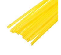 sourcing map 20pcs 8 Inch Plastic Welding Rods PE Welding Strips Welder Rods for Plastic Welder,Car Bumper, Kayak Repair, Yellow