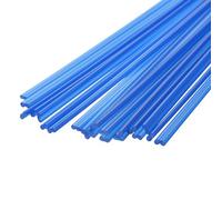 sourcing map 20pcs 8 Inch Plastic Welding Rods PP Welding Strips Welder Rods for Car Bumper, Kayak Repair, Plastic Welder, Blue