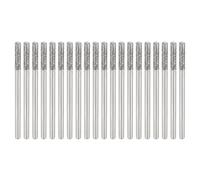 sourcing map 20pcs 80 Grits Diamond Hole Saw Cylindrical Head Grinding Drill Bits 2.0mm cylinder Head Carving Drilling Hole Tools with 2.35mm(3/32") Shank for Gems Glass Agate Jade Emerald