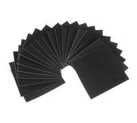 sourcing map 20pcs Adhesive Rubber Padding Sheets 1/16 Inch Thick x 4 Inch Long Square Neoprene Foam Sheet Self Stick Non-Slip Anti Vibration Pads, Anti-Skid Noise