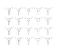sourcing map 20Pcs Aquarium Air Valve Connector, 3 Way Plastic Inline Tubing Non-return Valves for 4mm ID Airline Tubing Fish Tank Pond Air Line, Clear