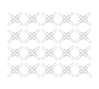sourcing map 20Pcs Aquarium Air Valve Connector, Plastic Inline Tubing L-shaped Non-return Valves for 4mm ID Airline Tubing Fish Tank Pond Air Line, Clear