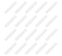 sourcing map 20Pcs Aquarium Air Valve Connector, Plastic Inline Tubing Non-return Valves for 8mm ID Airline Tubing Fish Tank Pond Air Line, White