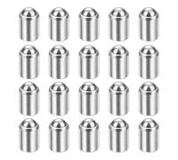 sourcing map 20pcs Ball Point Spring Plungers 3x4mm 5N Elasticity Stainless Steel No Step Positioning Beads Ball Catch Latch for Door Cupboard Mechanical Devices Clamps Furniture