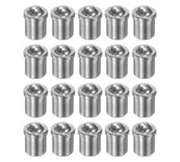 sourcing map 20pcs Ball Point Spring Plungers 4x5mm 304 Stainless Steel Precision Positioning Beads Ball Spring Plungers Ball Catch Latch for Door Cupboard Mechanical Devices Clamps Furniture