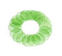 sourcing map 20Pcs Capiz Shells 2" Round Natural Shells with 2 Holes for Seashell Wind Chimes Curtain Shell Garland DIY Craft Wedding Home, Light green