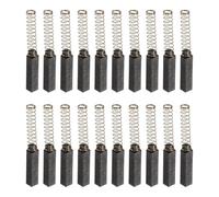 sourcing map 20pcs Carbon Brush 10mm x 4mm x 4mm Grinder Brush Electric Motor Replacement Part Rotary Tool Cutting Machine Polisher Brushes for Repair Power Tools