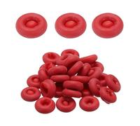 sourcing map 20pcs Caulk Caps Universal Fit Caulking Tube Caps Reusable Caulk Saver Cap Caulk Finishing Tool for Sealing & Preserving, Red