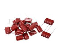 sourcing map 20Pcs CBB22 400V 225J 5% Tolerance Through Hole Metallized Polypropylene Film Capacitors