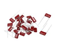sourcing map 20Pcs CBB22 630V 103J 5% Tolerance Through Hole Metallized Polypropylene Film Capacitors
