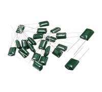 sourcing map 20Pcs CBB22 630V 223J 5% Tolerance Through Hole Metallized Polypropylene Film Capacitors