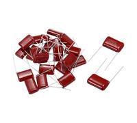 sourcing map 20Pcs CBB22 630V 224J 5% Tolerance Through Hole Metallized Polypropylene Film Capacitors