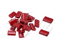 sourcing map 20Pcs CBB22 630V 225J 5% Tolerance Through Hole Metallized Polypropylene Film Capacitors