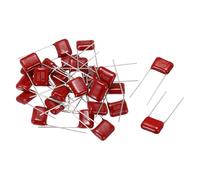 sourcing map 20Pcs CBB22 630V 473J 5% Tolerance Through Hole Metallized Polypropylene Film Capacitors