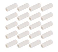 sourcing map 20pcs Ceramic Tube Insulated 1mm ID Electronic Wire Bundle Heat Insulation Protection for Electronic Circuits 10mm x 3mm