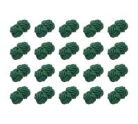 sourcing map 20Pcs Chinese Closure Knots Sewing Buttons, Fabric Ball Buttons Elastic Cufflinks Twist Knot for Cheongsam Tang Suit Costumes Outfit Sweater, Dark Green