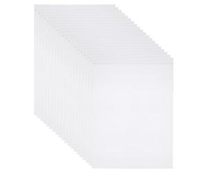 sourcing map 20Pcs Clear Plastic Bags 9" x 7" Zipper Resealable Lock Bag 4mil Small Reclosable Poly Bags for Small Business, Jewelry, Storage, Packaging