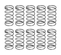 sourcing map 20Pcs Compression Spring, 19mm OD, 1.2mm Wire Size, 40mm Free Length, Spring Steel Construction Extended Mechanical Compression Springs for Shop and Home Repairs, Black