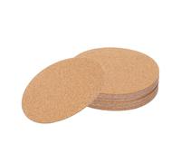 sourcing map 20pcs Cork Coasters for Drink, 3.75 Inch Round Drink Coaster Absorbent Coffee Coaster for Wine Glasses Cups Mugs Home Tabletop Decoration