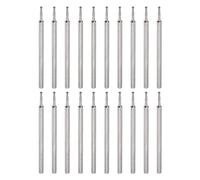sourcing map 20pcs Diamond Grinding Head 1.2mm Dia 3/32" Shank Carving Drill Bits Spherical Head Rotary Tool for Grinding, Polishing, Engraving Jade, Jewelry, Stone, Ceramic