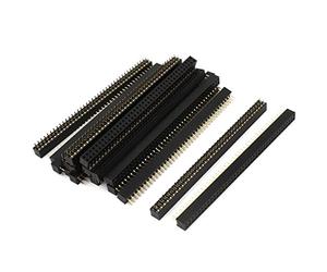 sourcing map 20pcs Double Row 40 Pin 2mm Pitch Female PCB Header Connector