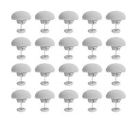 sourcing map 20Pcs Duvet Pin Duvet Clips, Cotton Quilt Cover Pin Clips Mushroom Comforter Button Fastener with Soft Fabric for Quilts Blanket Cushions Curtains, Light Gray