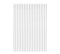 sourcing map 20pcs Extra Long Drill Bits, 0.5mm HSS Drill Bit with High Speed Steel Straight Shank 60mm Length for Metal Woodwork Plastic Aluminum Alloy