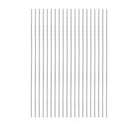 sourcing map 20pcs Extra Long Drill Bits, 0.6mm HSS Drill Bit with High Speed Steel Straight Shank 80mm Length for Metal Woodwork Plastic Aluminum Alloy