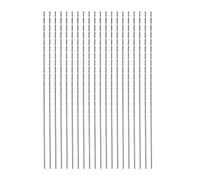 sourcing map 20pcs Extra Long Drill Bits, 0.7mm HSS Drill Bit with High Speed Steel Straight Shank 80mm Length for Metal Woodwork Plastic Aluminum Alloy