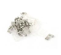 sourcing map 20pcs Flag 6.3mm Crimp Wire Terminal Female Spade Connector + Case