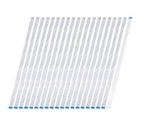sourcing map 20Pcs Flat Flexible Cable Ribbon Thin FFC Wire, 22 Pin 0.5mm Pitch 300mm Long (B Type) for LCD 3D Printer Camera Laptop Audio
