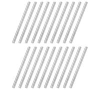sourcing map 20Pcs Fully Threaded Rod, M2.5 x 0.45mm Pitch 304 Stainless Steel Right Hand Coarse Threads Studs, 40mm/1.6 Inch Threaded Screw Rods Fasteners for Anchors Bolt Hangers Clamp U Bolt