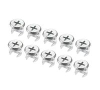 sourcing map 20pcs Furniture Cam Lock Nut Connectors Fittings 13mmx10mm for Cabinet Drawer Wardrobe