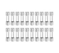sourcing map 20pcs Fuses 20A 250 Volt Fast Blow Glass Fuse F20AL250V 5x20mm Fast Acting Fuses for Christmas Light Electrical Systems Microwave Ovens TVs Fans Lights Oven