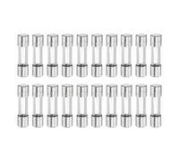 sourcing map 20pcs Fuses 3A 250 Volt Fast Blow Glass Fuse F3AL250V 5x20mm Fast Acting Fuses for Christmas Light Electrical Systems Microwave Ovens TVs Fans Lights Oven