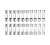 sourcing map 20pcs Fuses 4A 250 Volt Fast Blow Glass Fuse F4AL250V 5x20mm Fast Acting Fuses for Christmas Light Electrical Systems Microwave Ovens TVs Fans Lights Oven