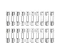 sourcing map 20pcs Fuses 8A 250 Volt Fast Blow Glass Fuse F8AL250V 5x20mm Fast Acting Fuses for Christmas Light Electrical Systems Microwave Ovens TVs Fans Lights Oven