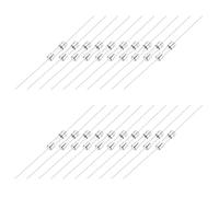 sourcing map 20pcs Glass Cartridge Tube Fuses, Axially Lead Fuse 5 x 20 mm 1A 250V Cartridge Resistor Insurance Fusible Cutout for Replacing or Repairing Many Home Electronics (F 1A)