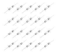 sourcing map 20pcs Glass Tube Fuses, Axial-with Lead Wire 5x20mm 5A 250V for Replacing or Repairing Many Home Electronics (F5A)