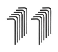 sourcing map 20pcs Hex Key Wrench 3mm Metric CR-V L Shaped Hexagon Head Repairing Tool