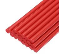 sourcing map 20pcs Hot Glue Sticks for Glue Gun 11mm/0.43-inch x 10-inch Mini Hot Melt Adhesive Glue Stick Red