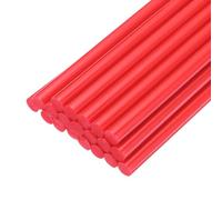 sourcing map 20pcs Hot Glue Sticks for Glue Gun 11mm/0.43-inch x 8-inch Mini Hot Melt Adhesive Glue Stick Rose Red