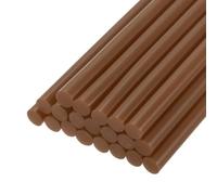 sourcing map 20pcs Hot Glue Sticks for Glue Gun 7mm/0.27-inch x 4-inch Mini Hot Melt Adhesive Glue Stick Brown