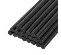 sourcing map 20pcs Hot Glue Sticks for Glue Gun 7mm/0.27-inch x 8-inch Mini Hot Melt Adhesive Glue Stick Black