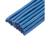 sourcing map 20pcs Hot Glue Sticks for Glue Gun 7mm/0.28-inch x 4-inch Mini Hot Melt Adhesive Glue Stick Glitter Blue