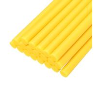 sourcing map 20pcs Hot Glue Sticks for Glue Gun 7mm/0.28-inch x 8-inch Mini Hot Melt Adhesive Glue Stick Light Yellow