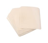sourcing map 20Pcs Iron on Patches for Clothing Repair Fabric Repair Patches Iron-On Mending Fabric Beige 4.9"x3.7" for Clothes, Pants, Bags Hole Repairing and Decoration
