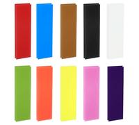 sourcing map 20Pcs Knife Handle Liner, 6.3" x 1.97" x 0.04" G10 Spacer Sheets Knife Handle Spacer Material for Knife Scales Slabs Making Supplies Tool, 10 Color