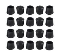 sourcing map 20pcs Leg Caps Tips 19mm 3/4 Inch Non Slip Rubber Table Feet Cover Floor Protector Reduce Noise Prevent Scratch Wear Resistant